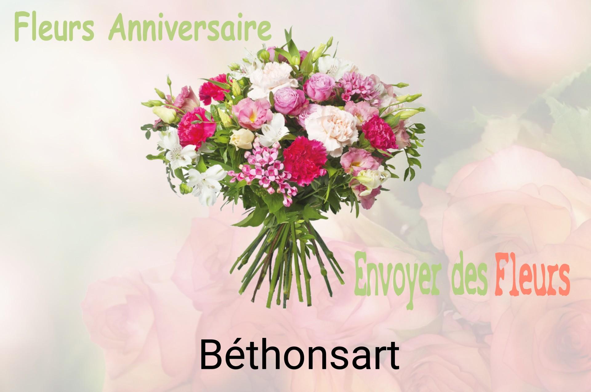 Bouquet de fleurs d’anniversaire livré à Béthonsart